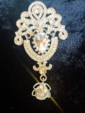 Gorgeous Brooch with Plenty of Bling !